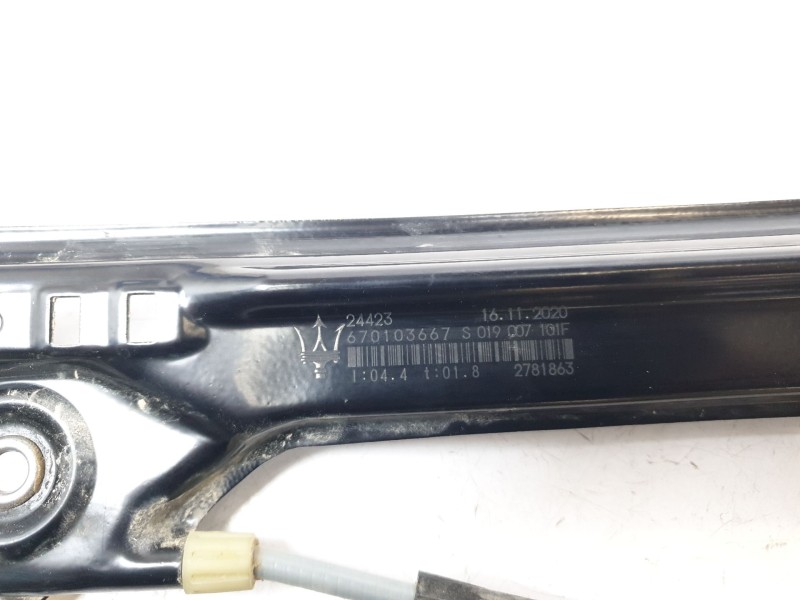 Recambio de elevalunas trasero izquierdo para maserati ghibli iii (m157) 3.0 referencia OEM IAM 670103667  