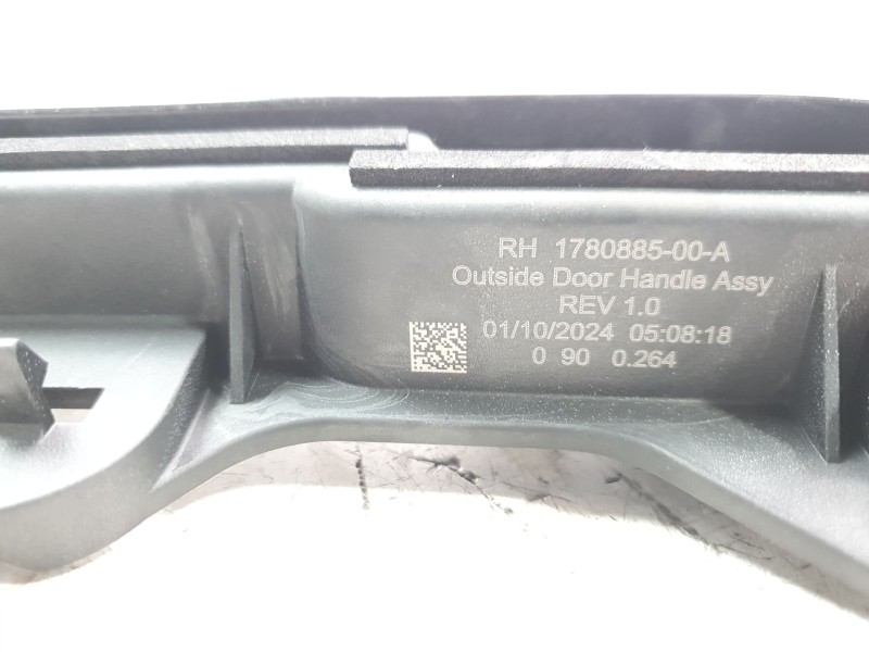 Recambio de maneta exterior trasera derecha para tesla model 3 (5yj3) ev awd referencia OEM IAM 178088500A  