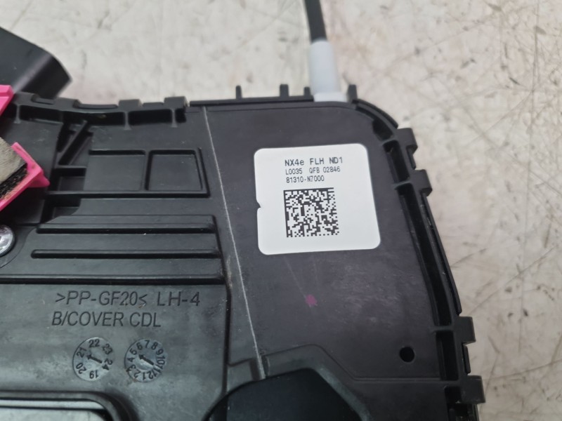 Recambio de cerradura puerta delantera izquierda para hyundai tucson (nx) klass safe 2wd referencia OEM IAM 81310N7000  