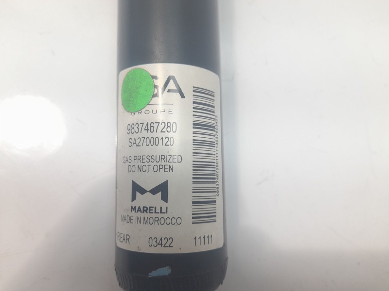 Recambio de amortiguador trasero izquierdo para opel corsa f ultimate referencia OEM IAM 9837467280  