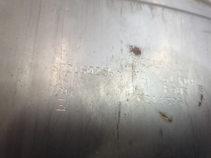 Recambio de silenciador trasero para maserati ghibli iii (m157) 3.0 referencia OEM IAM 670160256  