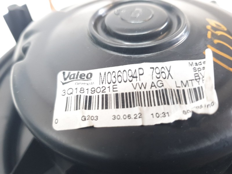 Recambio de ventilador calefaccion para seat leon sportstourer (kl8) referencia OEM IAM 3Q1819021E  