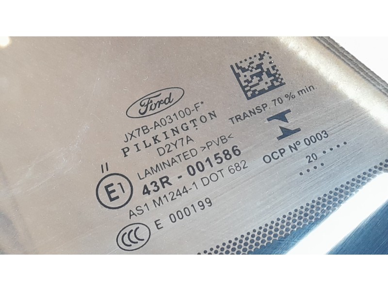 Recambio de parabrisas para ford focus 1.0 ecoboost cat referencia OEM IAM JX7BA03100F  