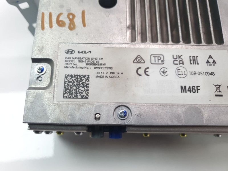 Recambio de sistema navegacion gps para kia stonic (ybcuv) drive referencia OEM IAM 96560H8461FHV  