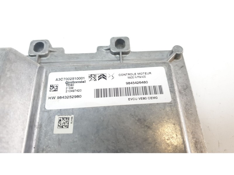 Recambio de centralita motor uce para citroën c4 berlina e-feel referencia OEM IAM 9845426480 / 9843252980 A3C7002510001 