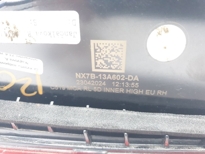 Recambio de piloto trasero derecho interior para ford focus iv (hn) 1.0 ecoboost mhev active referencia OEM IAM NXB713A602DA  