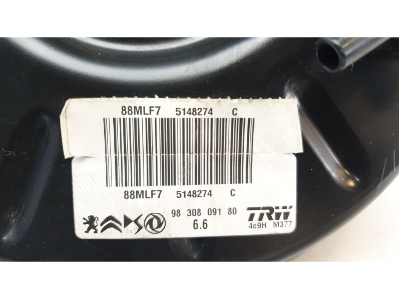 Recambio de servofreno para citroën c4 berlina e-feel referencia OEM IAM 9830809180  