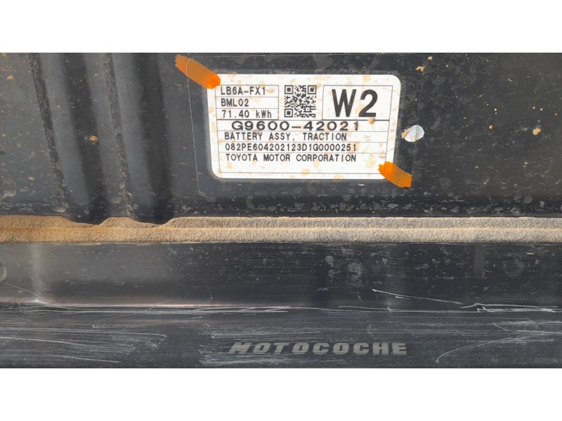 Recambio de bateria para subaru solterra yeam15 solterra referencia OEM IAM G960042021  