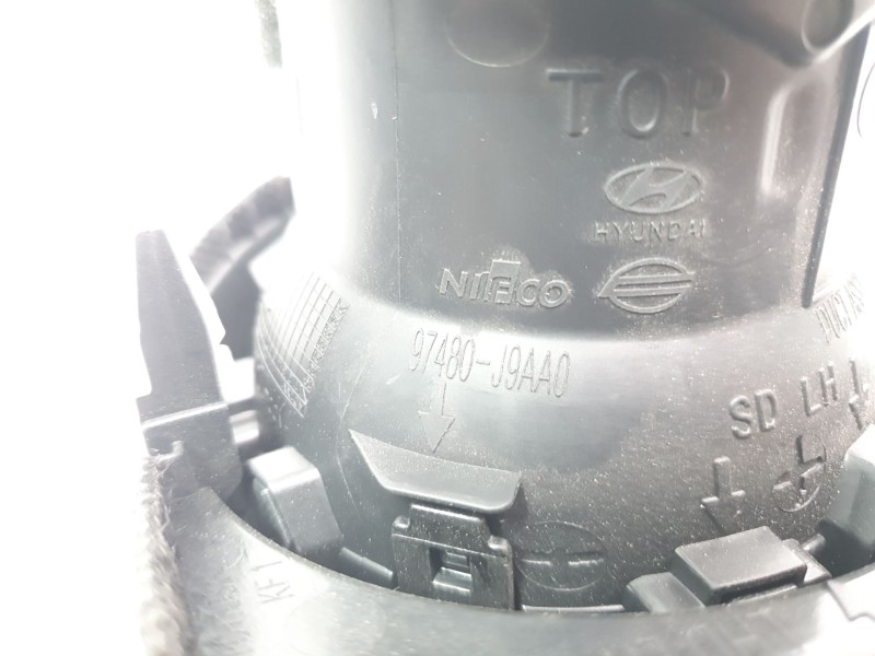 Recambio de aireador izquierdo para hyundai kona referencia OEM IAM 97480J9AA0  