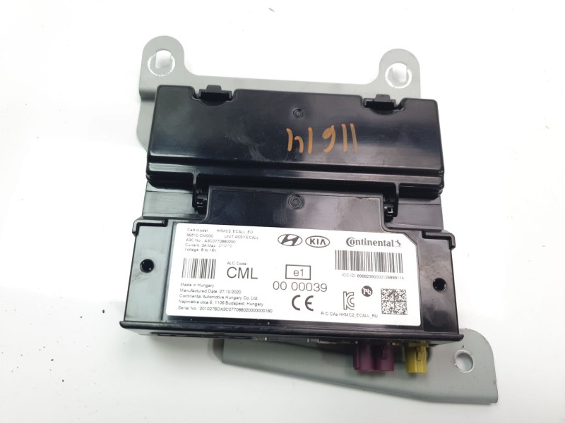 Recambio de modulo electronico para hyundai kona referencia OEM IAM 96510CM000  