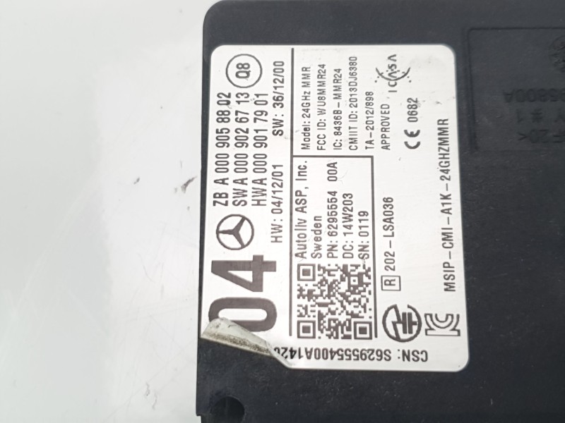 Recambio de modulo electronico para mercedes-benz clase s (w222) lim. 3.0 cdi cat referencia OEM IAM A0009058802  