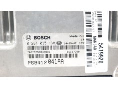 Recambio de centralita motor uce para jeep compass ii 1.6 m-jet cat referencia OEM IAM 68412041AA 0281035168  2