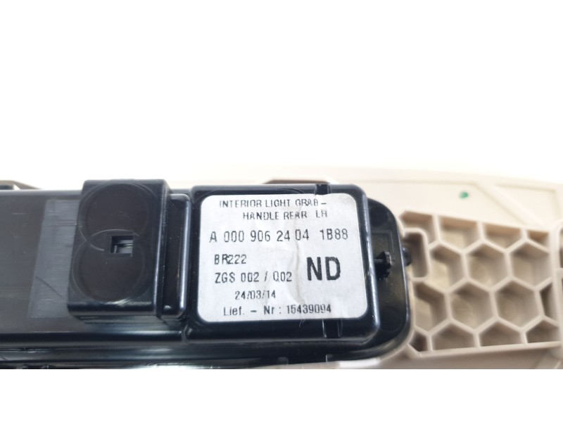 Recambio de asidero techo trasero izquierdo para mercedes-benz clase s (w222) lim. 3.0 cdi cat referencia OEM IAM A0998150200  