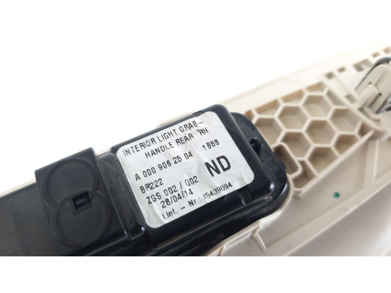 Recambio de asidero techo trasero derecho para mercedes-benz clase s (w222) lim. 3.0 cdi cat referencia OEM IAM A0998150300  