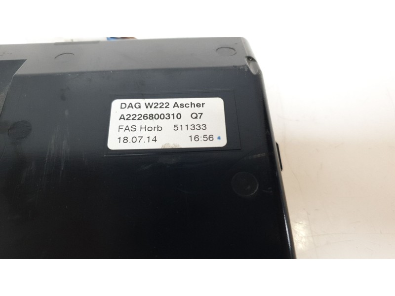 Recambio de cenicero para mercedes-benz clase s (w222) lim. 3.0 cdi cat referencia OEM IAM A2226800310  