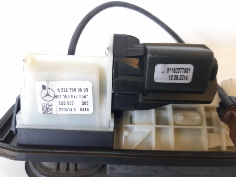 Recambio de maneta exterior porton para mercedes-benz clase s (w222) lim. 3.0 cdi cat referencia OEM IAM 2227500593 01150077931 