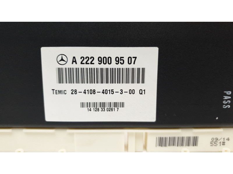 Recambio de modulo electronico para mercedes-benz clase s (w222) lim. 3.0 cdi cat referencia OEM IAM A2229009507 2841074015300Q1