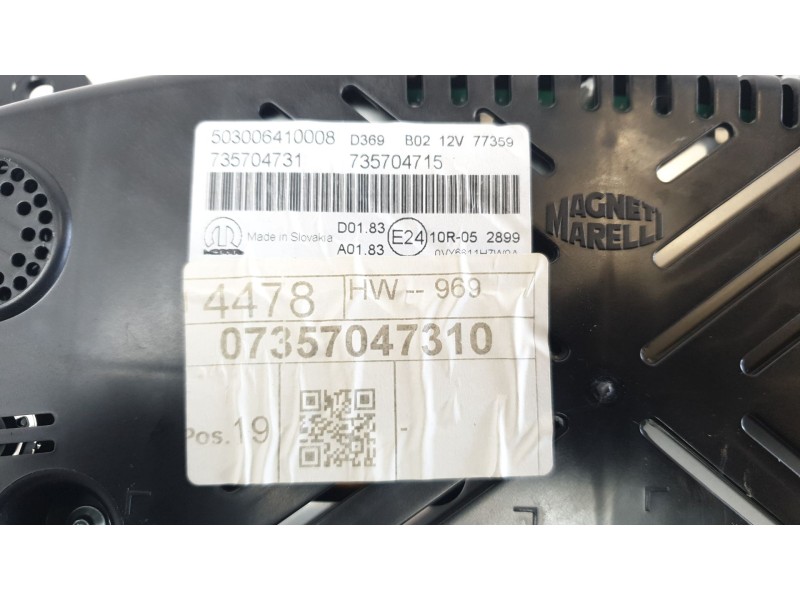 Recambio de cuadro instrumentos para jeep renegade limited 4x4 referencia OEM IAM 735704731  