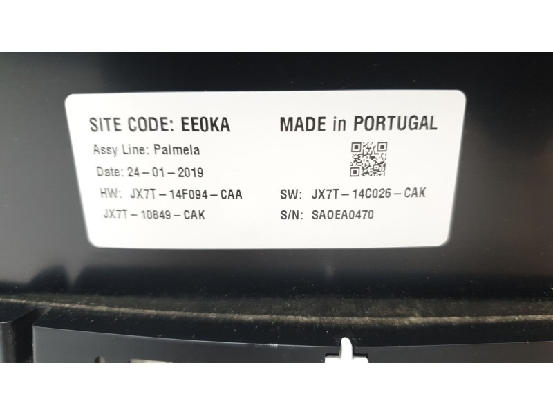 Recambio de cuadro instrumentos para ford focus 1.0 ecoboost cat referencia OEM IAM JX7T14F094CAA  