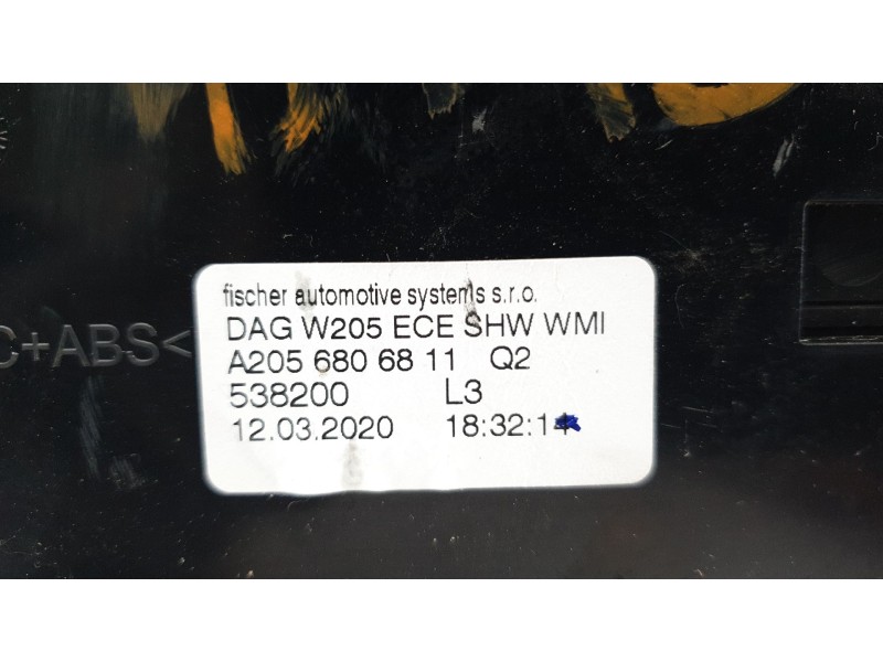 Recambio de guantera para mercedes-benz clase c (w205) lim. c 200 (205.077) referencia OEM IAM A2056806811  