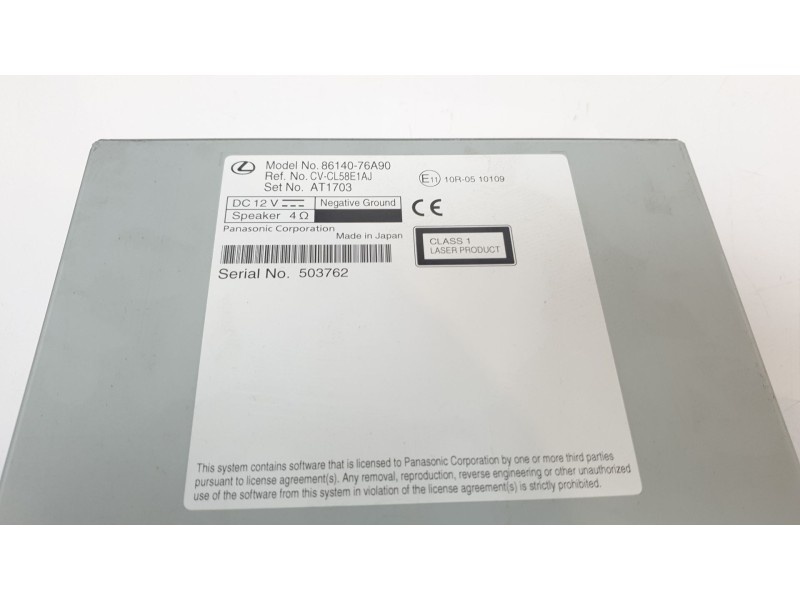 Recambio de sistema navegacion gps para lexus ux (za10) 250h referencia OEM IAM 8611076070  