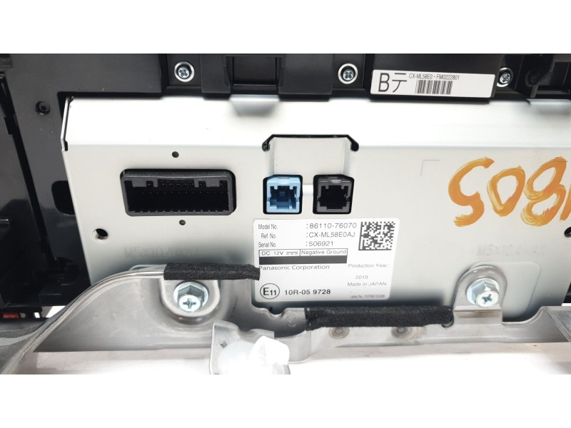 Recambio de sistema navegacion gps para lexus ux (za10) 250h referencia OEM IAM 8611076070  
