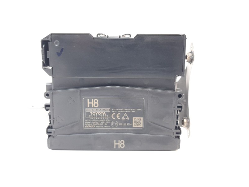 Recambio de modulo electronico para lexus ux (za10) 250h referencia OEM IAM 8674076170  