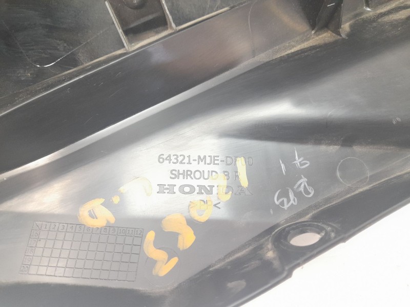 Recambio de carenado delantero derecho para honda cb (501cc - ) cb 650 f (rc75) referencia OEM IAM 64321MJEDF00  