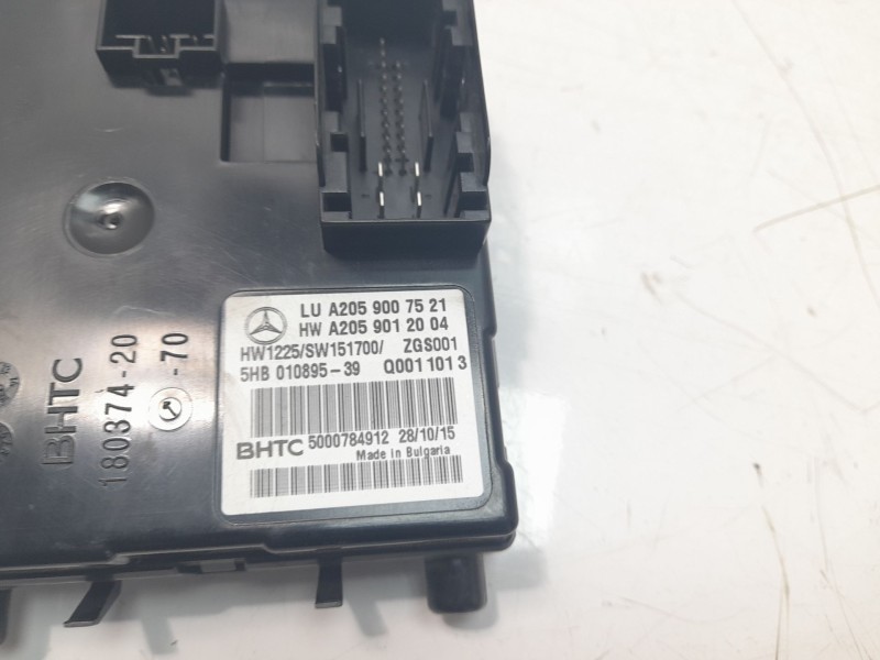 Recambio de modulo electronico para mercedes-benz clase c (w205) familiar 2.1 cdi cat referencia OEM IAM A2059007521 5HB01089539