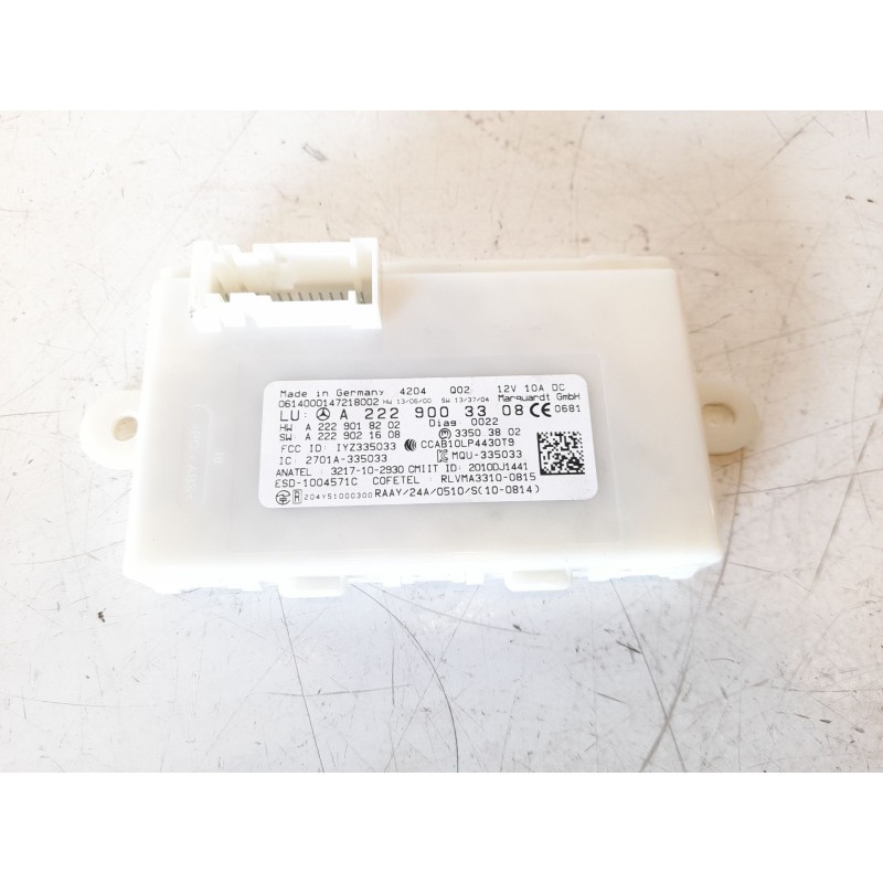 Recambio de modulo electronico para mercedes-benz clase s (w222) lim. 3.0 cdi cat referencia OEM IAM A2229003308  