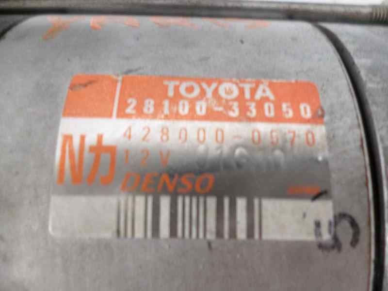 Recambio de motor arranque para toyota yaris (ncp1/nlp1/scp1) 1.4 d-4d expo referencia OEM IAM 2810033050  