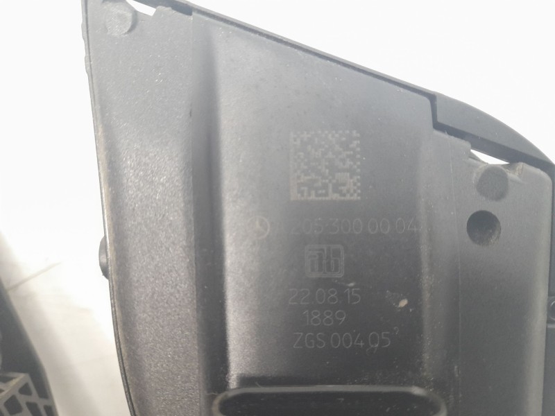 Recambio de potenciometro pedal para mercedes-benz clase c (w205) familiar 2.1 cdi cat referencia OEM IAM A2053000004 ZGS00405 
