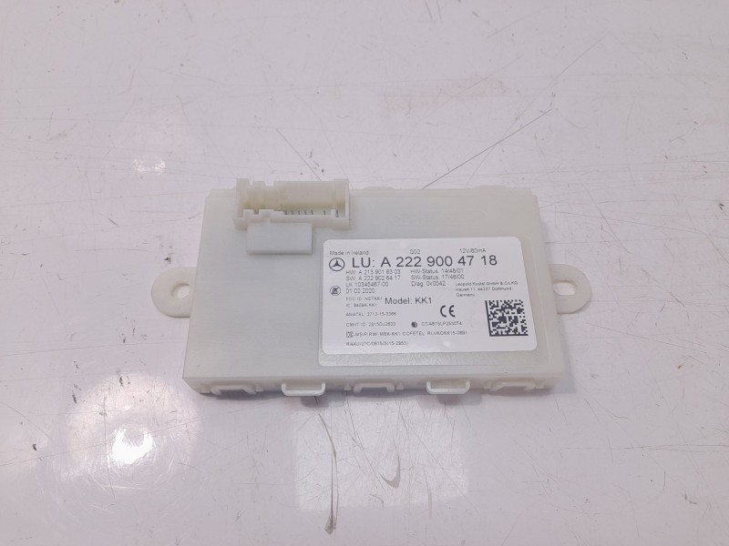 Recambio de modulo electronico para mercedes-benz clase c (w205) lim. c 200 (205.077) referencia OEM IAM A2229004718 2712153366 