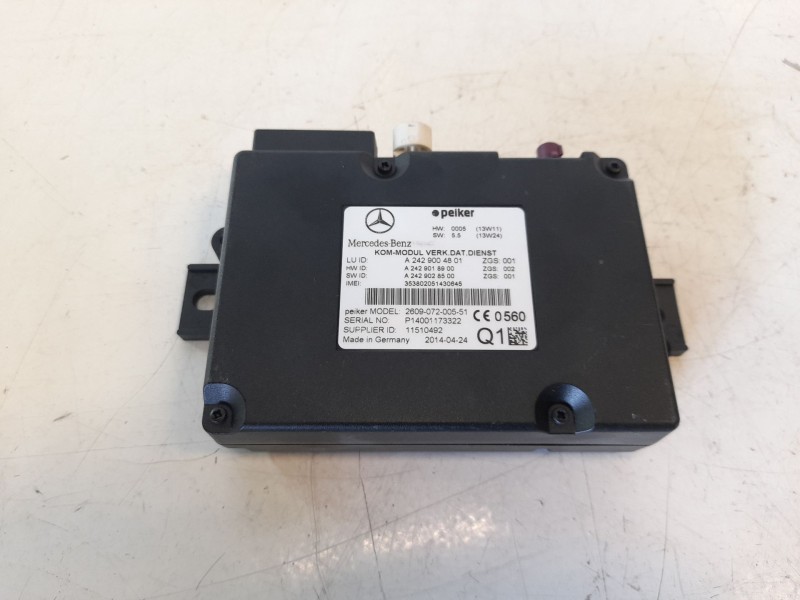 Recambio de modulo electronico para mercedes-benz clase s (w222) lim. 3.0 cdi cat referencia OEM IAM 2429004801  