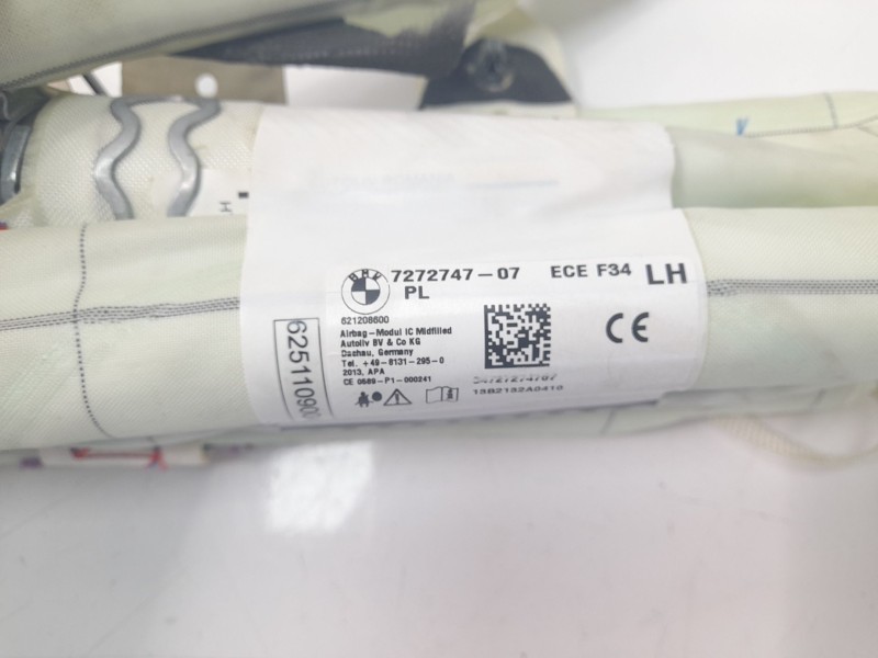 Recambio de airbag cortina delantero izquierdo para bmw serie 3 gran turismo (f34) 2.0 turbodiesel referencia OEM IAM 7212727274