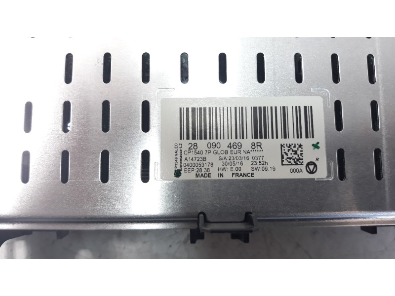 Recambio de pantalla multifuncion para renault megane iv berlina 5p 1.5 dci diesel fap energy referencia OEM IAM 280906943R  