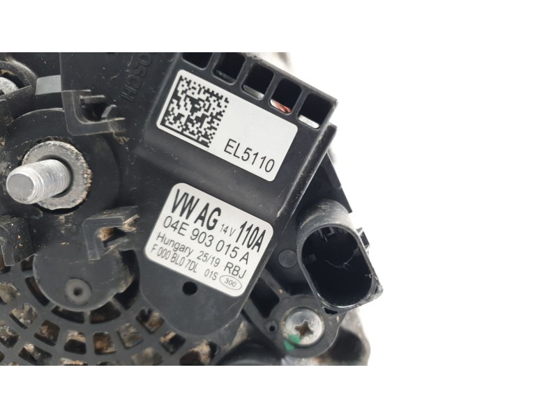 Recambio de alternador para seat leon st (5f8) 1.5 tgi referencia OEM IAM 04E903015A  ALF870501