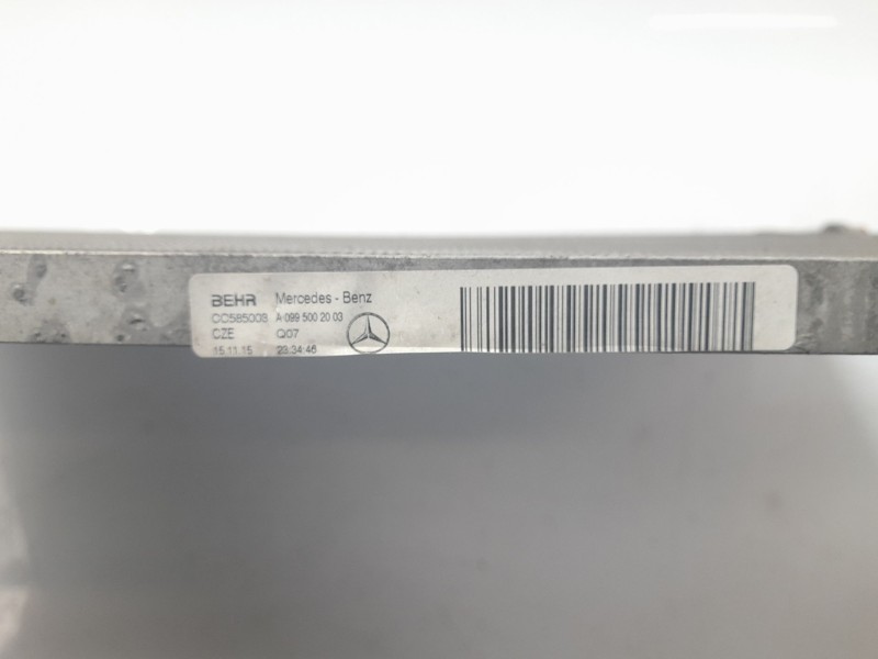 Recambio de intercooler para mercedes-benz clase c (w205) familiar 2.1 cdi cat referencia OEM IAM A0995002003  