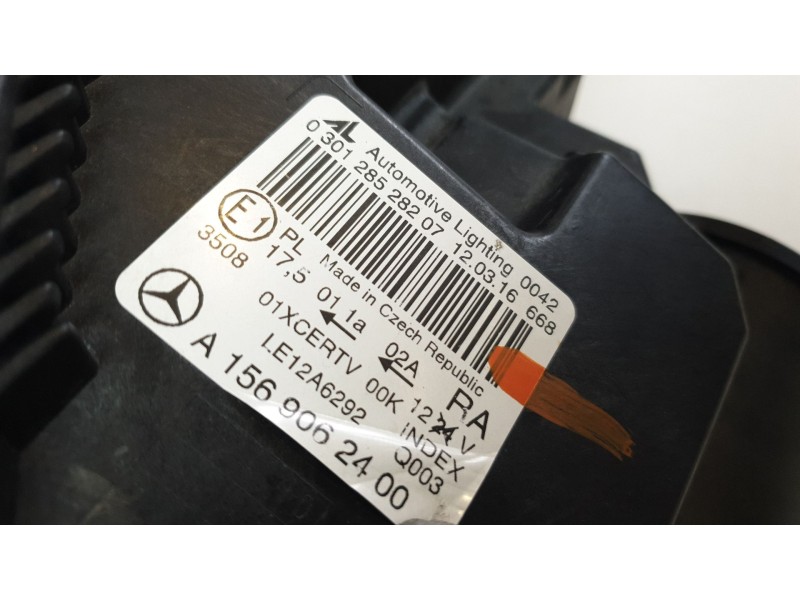 Recambio de faro derecho para mercedes-benz clase gla (w156) gla 220 cdi 4m / d 4m (156.905) referencia OEM IAM A1569062400  101