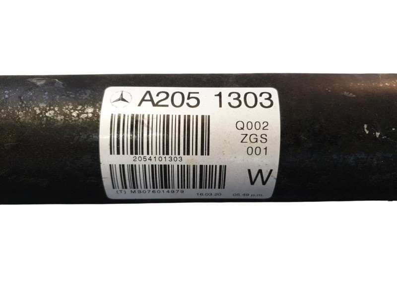 Recambio de transmision central para mercedes-benz clase c (w205) lim. c 200 (205.077) referencia OEM IAM A2054101303  