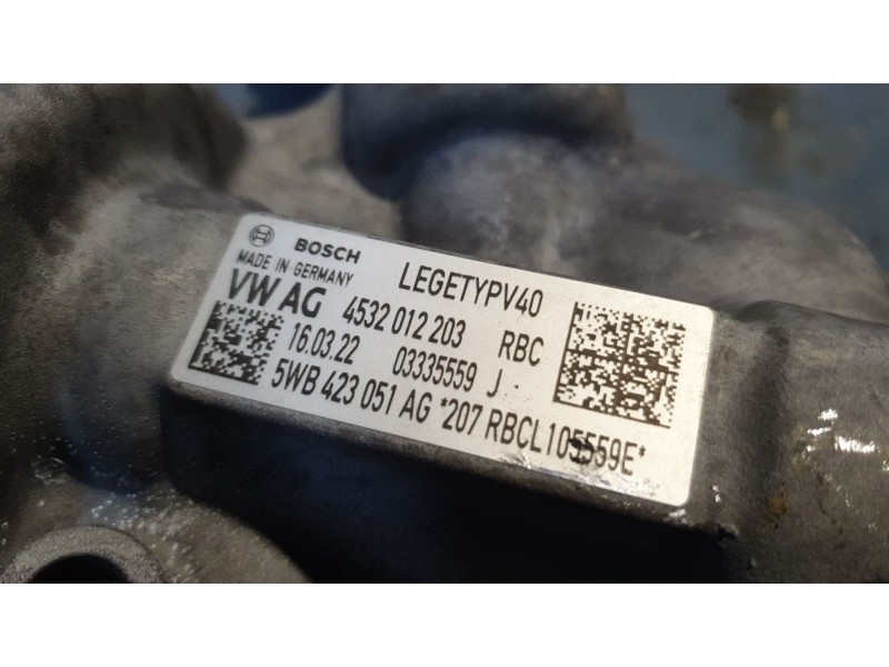 Recambio de cremallera direccion para seat leon (kl1) 1.5 16v tsi act referencia OEM IAM 5WB423051AG 4532012203 