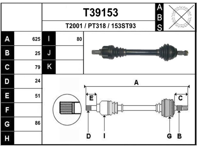 Recambio de transmision delantera izquierda para citroën c4 cactus shine referencia OEM IAM 9809258480  213P1508 / T39153
