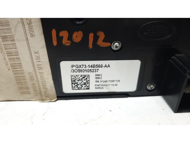 Recambio de mando asiento delantero izquierdo para jaguar f-pace (x761) 2.0 sd4 awd referencia OEM IAM GX7314B566AA  
