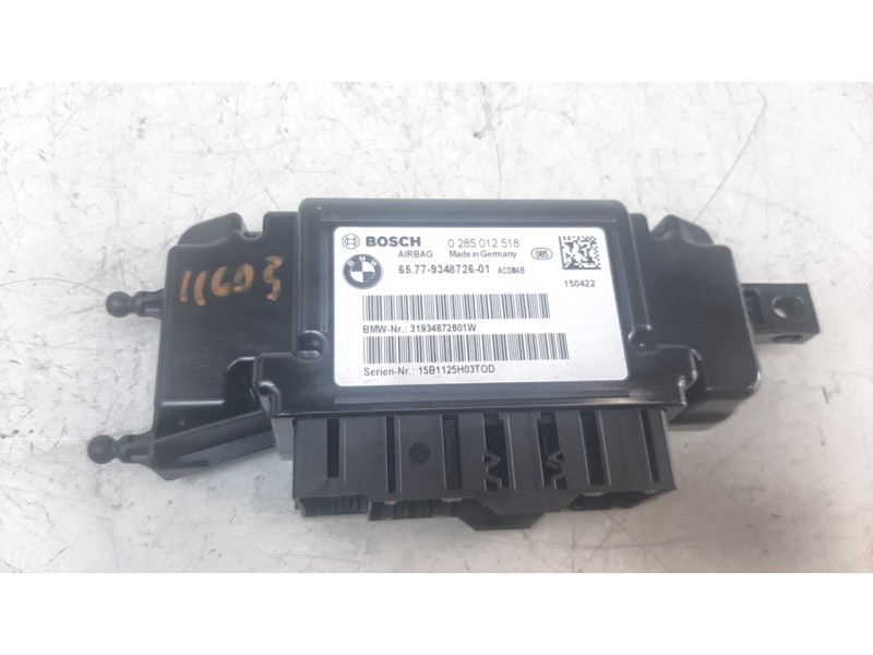 Recambio de centralita airbag para bmw serie 3 lim. (f30) 318d referencia OEM IAM 65779348726  
