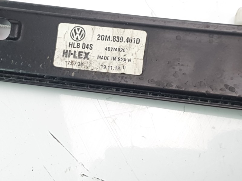 Recambio de elevalunas trasero izquierdo para volkswagen t-cross (c11, d31) 1.0 tsi referencia OEM IAM 2GM839461D  