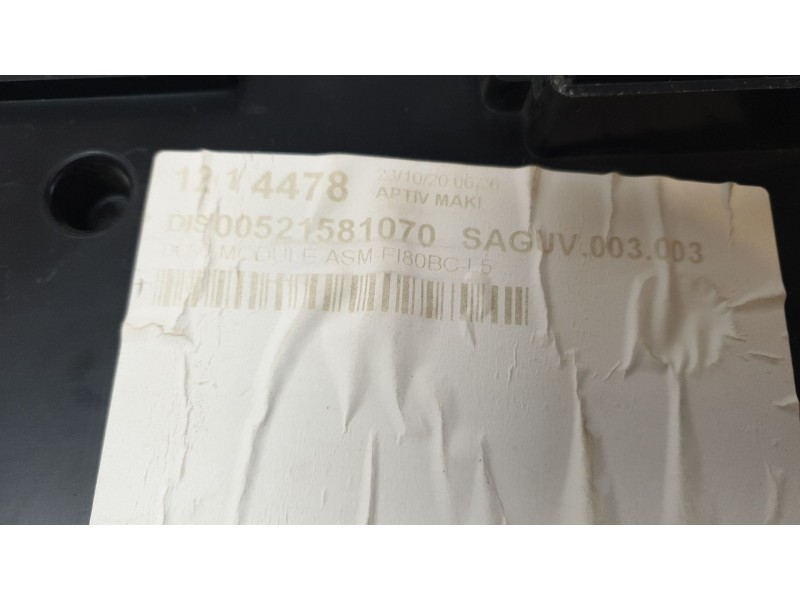 Recambio de caja reles / fusibles para jeep renegade limited 4x4 referencia OEM IAM 521581070  