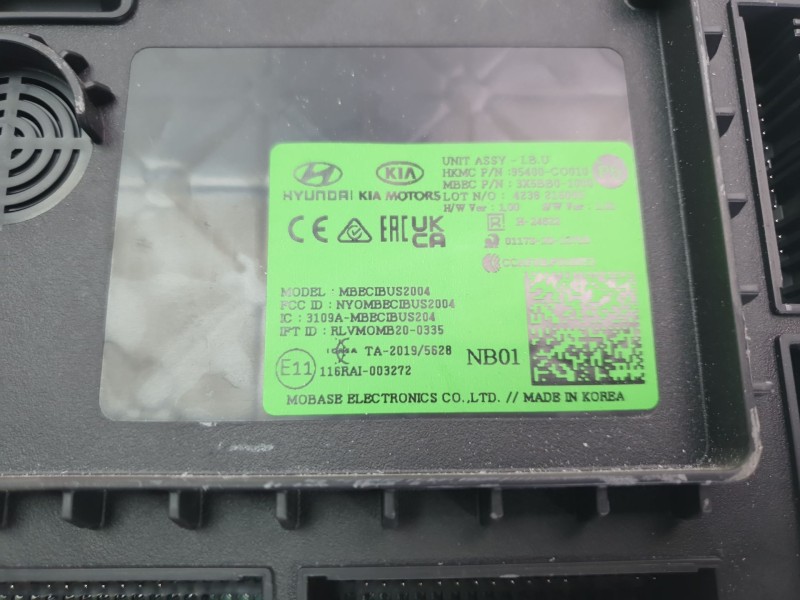Recambio de modulo electronico para hyundai i20 iii (bc3, bi3) 1.6 t-gdi referencia OEM IAM 95400CO010  