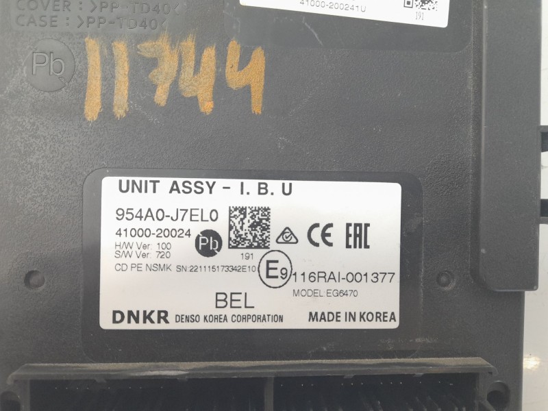Recambio de modulo electronico para kia ceed concept referencia OEM IAM 954A0J7EL0 4100020024 
