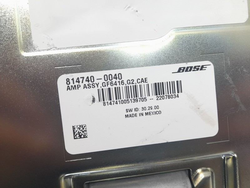 Recambio de amplificador de sonido para porsche cayenne coupe (9yb) e-hybrid referencia OEM IAM 9J1035223F 8147400040 8147410050