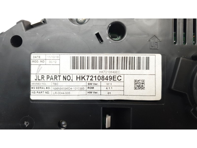 Recambio de cuadro instrumentos para land rover discovery sport pure referencia OEM IAM HK7210849EC  